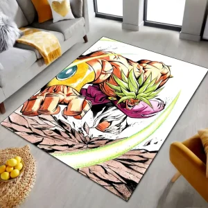 In Stock Dragon Ball Rugs & Mats Custom Design Moq 1 Piece Large Size Anime Area Mat for Livingroom Bedroom Bathroom