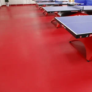 Indoor Anti-Slip PVC Sports Flooring for Table Tennis Courts