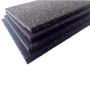 Indoor Anti-Slip Shock-Absorbing Rubber Floor Tiles for Playgrounds and Gyms