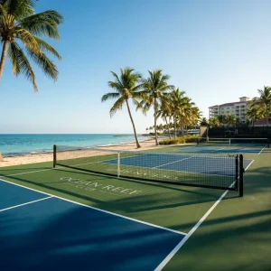 Indoor Arena Pickleball Flooring Seamless PVC Sports Surface for Clubs