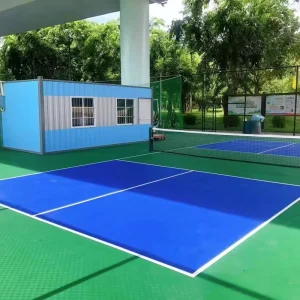 Indoor Badminton Court PVC Sports Flooring Roll Foam Underlay High Elasticity
