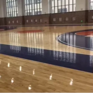 Indoor Badminton and Basketball Court PVC Flooring Anti Slip Synthetic Vinyl for School Use