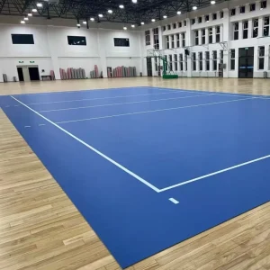 Indoor Basketball Court Gym PVC Vinyl Wooden Sports Floor