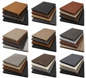 Indoor Click WPC Flooring, Waterproof Plastic Composite, for Hotel, School, and Hospital Use