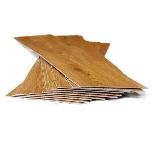 Indoor Commercial LVT Vinyl Flooring Glue Down Wood Texture Waterproof For Living Room & Gym