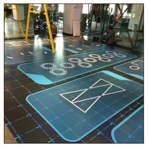 Indoor Customized Rubber Flooring Crossfit Gym Flooring