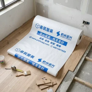 Indoor Decoration Double-Layer Dust Proof Floor Mat Heavy Duty Construction Worksite Flooring Protection Accessories