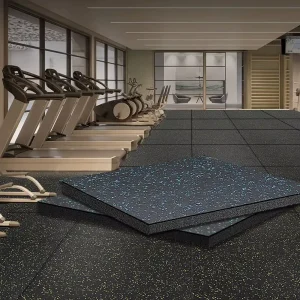 Indoor Durable Sport Floor Tiles 20mm Gym Floor Mats