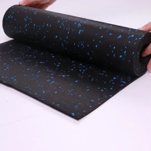 Indoor EPDM Anti-Slip Waterproof Color-Dot Soundproof Rubber Flooring Rolls