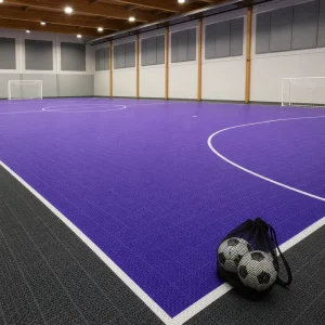 Indoor Futsal Court Flooring Polypropylene Court Tiles for League Programs Training Halls and Multi Court Facilities