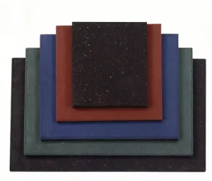 Indoor Gym Anti-Pressure Shock-Absorbing Anti-Static Rubber Floor Mats, 15-30 mm Thick, for Fitness Equipment