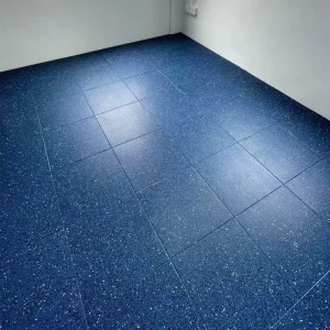 Indoor Gymnastic Cushioned Anti Slip Shock Absorption Environmentally Friendly No Smell Custom Colors Rubber Tiles Multi Size