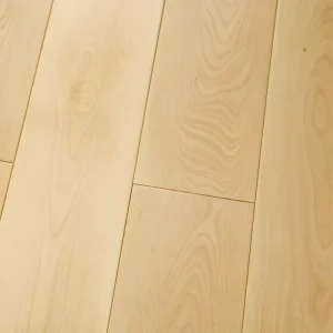 Indoor Maple Solid Wood Flooring Click Smooth Plane Bedroom Living Room Special Floor Decoration Modern Chinese 18mm
