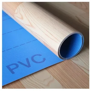 Indoor Mesh Fabric PVC Vinyl Flooring Roll Waterproof Plastic Floor Covering