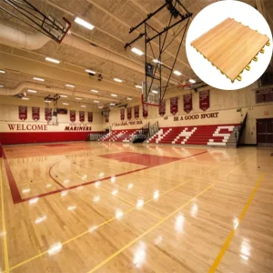 Indoor Multi Sport Court Flooring Basketball Court Tiles Sound Proof Floor Tiles for Sport Court