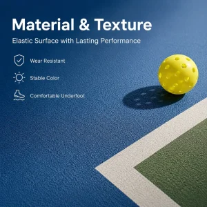 Indoor Outdoor Acrylic Coating Pickleball Tennis Court System Weatherproof Anti slip Easy Maintenance Sports Floor