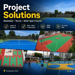 Indoor Outdoor Basketball Tennis Volleyball Futsal Court Sports Center 3mm Stadium Acrylic System Sports Court Floor