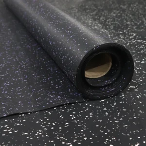 Indoor Outdoor Eco-Friendly Color-Dot Soundproof Rubber Flooring Roll Mat for Homes, Playgrounds, Sports Venues and Gyms