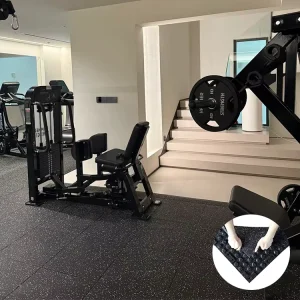 Indoor Outdoor Home Playground Sports Venues High Density Soundproof Shock Absorbing Eco-Friendly Anti-Static Gym Rubber