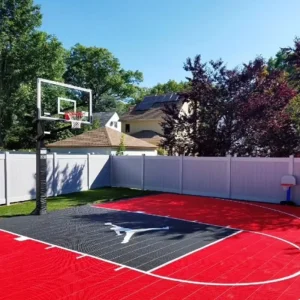 Indoor/Outdoor Multi-Sport Basketball Court Anti-Slip Interlocking Tiles