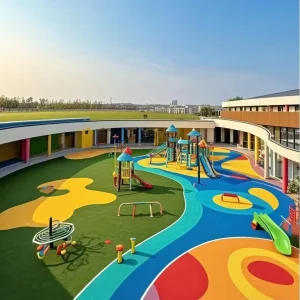 Indoor/Outdoor Multi-Sport Shock-Absorbing Sound-Insulating Eco-Friendly Anti-Slip Waterproof Moisture-Proof High-Density Floor