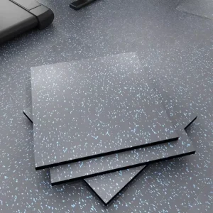 Indoor Outdoor Rubber Gym Flooring Mat Durable Waterproof Interlocking Rolls for Shooting Range and School Use