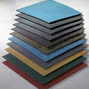Indoor Outdoor Rubber Interlocking Roll Tile Gym Flooring