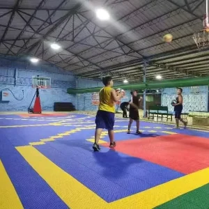 Indoor PP Interlocking Floor Tiles for Inline Hockey, Roller and Ice Skating Rinks, Tennis Courts