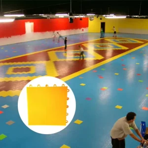 Indoor PP Tiles Color Basketball Court Tiles Plastic Roller Skating Rink Floor