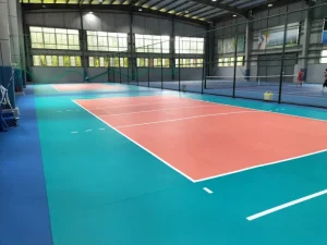 Indoor Padel Gym Vinyl PVC Sports Court Flooring Mat Pickleball Tennis Volleyball Badminton Floor
