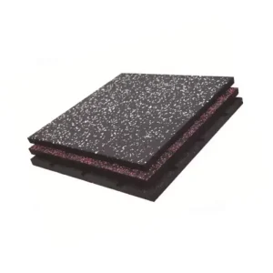 Indoor Rubber Flooring Tile Fitness Home EPDM Gym Floor