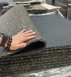 Indoor Rubber Gym Puzzle Flooring Tiles for Fitness Equipment
