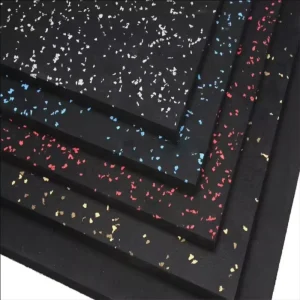 Indoor Sport EPDM Rubber Anti-Slip Fitness Home Gym Flooring Rolls Mat for School & Shooting Range