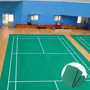 Indoor Sports Court Rolling PVC Vinyl Flooring for Tennis Basketball Badminton Volleyball Courts Mats