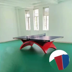 Indoor Table Tennis PVC Vinyl Rolling Flooring Basketball Badminton Tennis Court Anti slip Sports Floor Mat Eco Friendly Shock