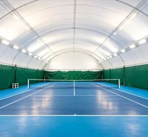 Indoor Tennis Court Whole Set PVC Floor and ABS Tennis Net Post with Lifetime Over 5 Years
