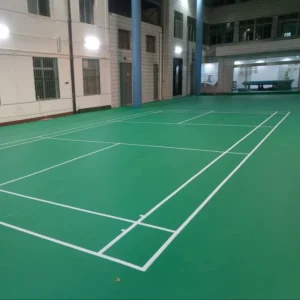 Indoor Vinyl Sports Flooring Mat for Basketball Badminton Anti Slip Floor Surface