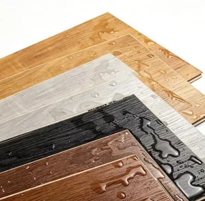 Indoor Waterproof Click-Lock SPC Flooring 4-6 mm Plastic Planks Plain Surface Living Room Apartment Hospital Kitchen Office