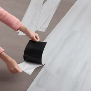 Indoor Waterproof Dry-Back PVC Vinyl LVT Flooring 2mm/1mm Wood-Plank Wood-Style Stone Design