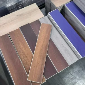 Indoor Wood Grain Click-Lock SPC Vinyl Plank Flooring Waterproof Rigid Core