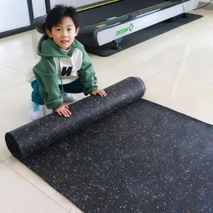 Indoor and Outdoor High-Density Color Dot Soundproof Gym Flooring