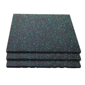 Indoor and Outdoor Rubber Fitness Tiles Gym Floor Mat for Garage Home Gyms