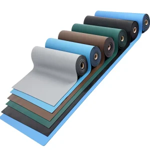 Industrial Antistatic ESD Rubber Table Mat, 2mm, Cleanroom, 1.2m x 10m, Shore 35