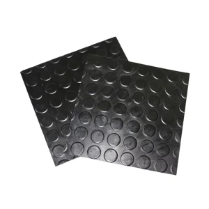 Industrial Black Gym Floor Mats Shock-Absorbing SBR NBR Silicone Rubber Pad Black Fabric Diaphragm