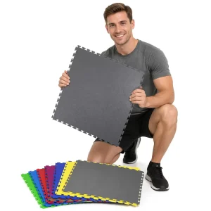 Industrial Grade Heavy Duty PVC Interlocking Floor Tiles Wear Resistant Withstand Forklift for Warehouse