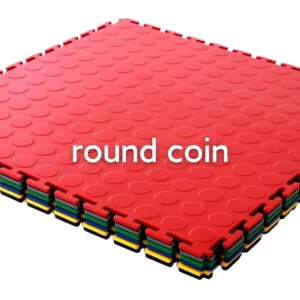 Industrial PVC Interlocking Floor Tiles for Warehouse Garage Workshop Anti-Slip Waterproof Modular Flooring Factory