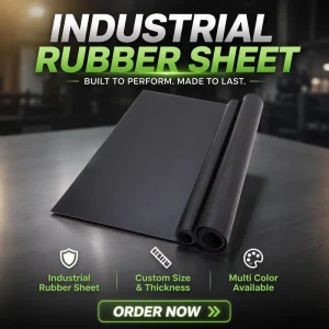 Industrial Rubber Sheet Multi Color Custom Thickness Cut OEM Service for Gasket Seal Floor Mat Anti Vibration Rubber Sheeting