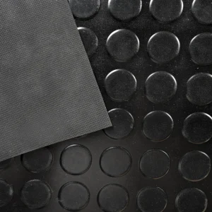 Industrial Safety Customizable Rubber Mat Anti Slip Flooring Cutting Service for Workshops Garages Factories High Traffic Areas