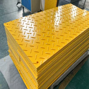 Industrial Strength Construction Temporary Hdpe Road Mats Swamp Ground Protection Floor Mat PE Plastic Swamp Paving Slabs