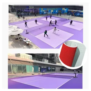 Industry Leading Pvc Pickleball Court Ground Quick Roll Out Setup Temporary Tournament Arena Fast Installation